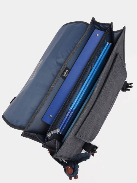 Boekentas 2 Compartimenten Kipling Blauw back to school KI6784 ander zicht 3